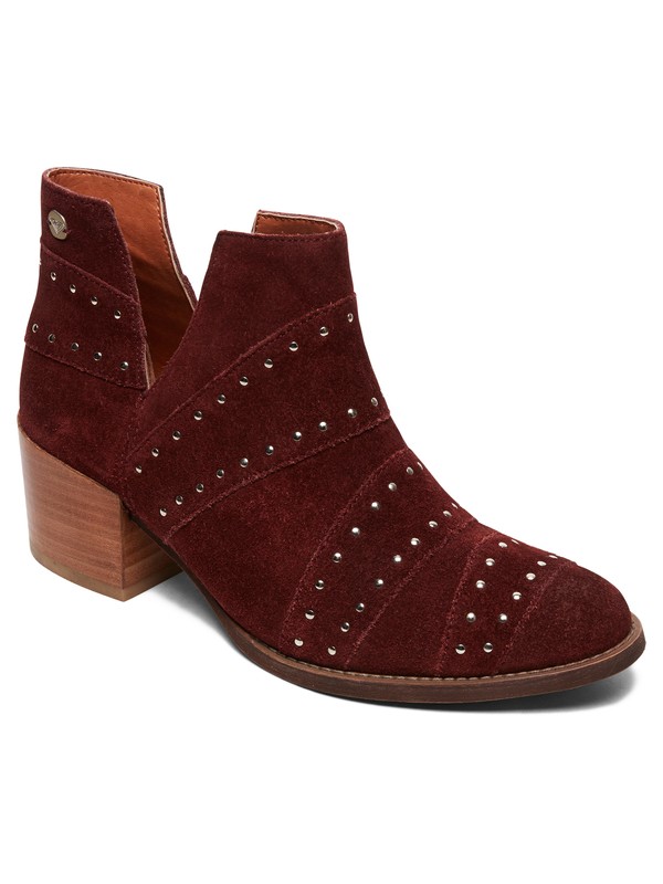 roxy, Lexie Ankle Suede Boots, SPICE (sce) 0 Lexie Ankle Suede Boots Orange ARJB700567 Roxy