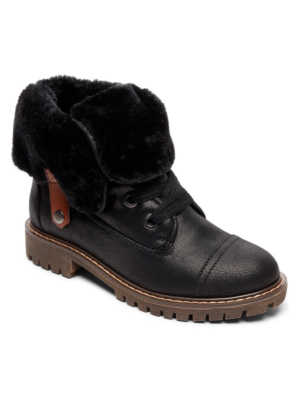 roxy, Bruna - Bottes à lacets pour Femme, BLACK (blk) 0 Bruna - Bottes à lacets pour Femme Noir ARJB700580 Roxy
