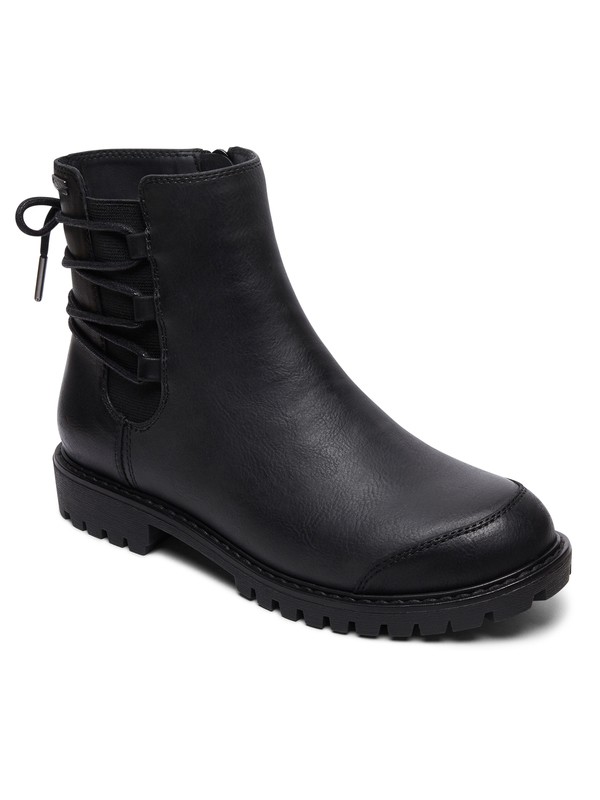 roxy, Botines de gamuza falsa Kearney, BLACK (blk) 0 Botines de gamuza falsa Kearney Negro ARJB700596 Roxy