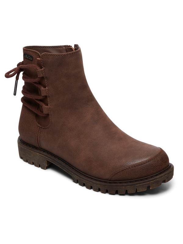 roxy, Botines de gamuza falsa Kearney, CHOCOLATE (chl) 0 Botines de gamuza falsa Kearney Marrón ARJB700596 Roxy