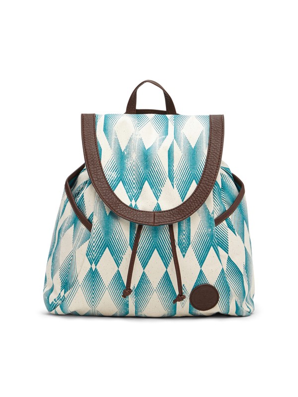 roxy, Wide Eyed Backpack, TILE BLUE (bpm0) 0 Wide Eyed Backpack ARJBP00084 Roxy