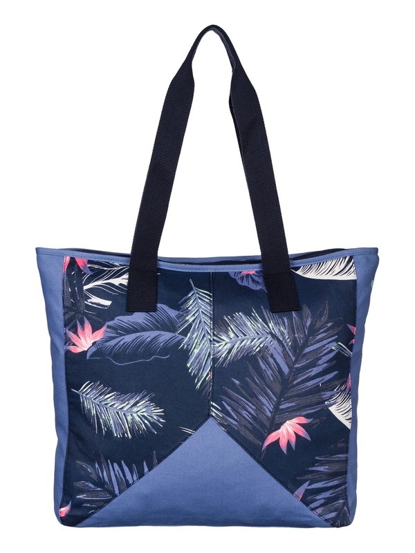 Tropicana - Cotton Canvas Tote Bag ARJBP03091 0 Tropicana ARJBP03091 Roxy