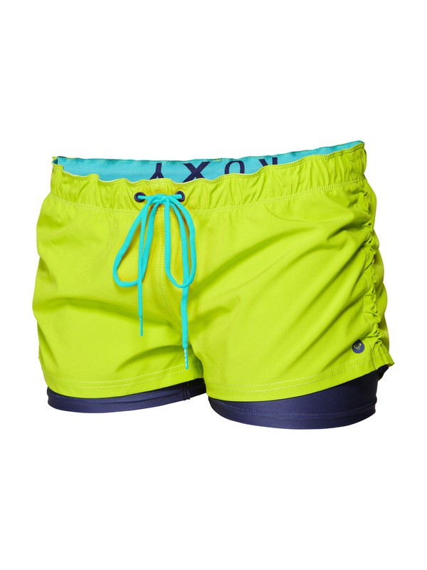 roxy, Everywhere Recycled Boardshorts, NEON LIME (gjz0) 0 Everywhere Recycled Boardshorts ARJBS00029 Roxy