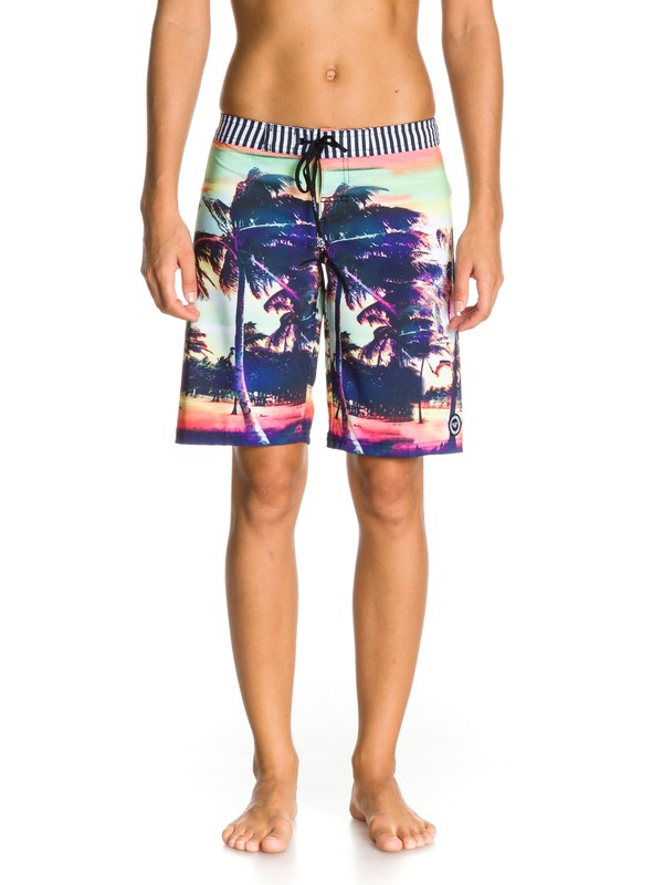 roxy, Sunset Stripe Boardshort, TBLACK SUNSETSTRIPES (kvj6) 0 Sunset Stripe Boardshort ARJBS00045 Roxy