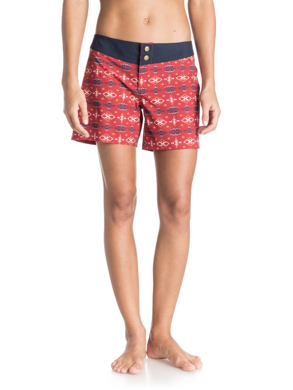 roxy, Pendleton Equator Board Short, PAINTED STAR SCARLET (rqv6) 0 Pendleton Equator Board Short ARJBS03042 Roxy