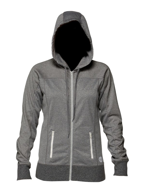 roxy, Trek Zip-Up Hoodie, TRUE BLACK (kvj0) 0 Trek Zip-Up Hoodie ARJFT00266 Roxy