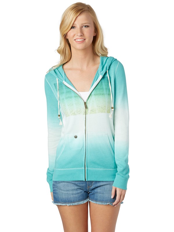 roxy, Tail Wind Hoodie, MOON LIGHT JADE (gbe0) 0 Tail Wind Hoodie ARJFT00381 Roxy