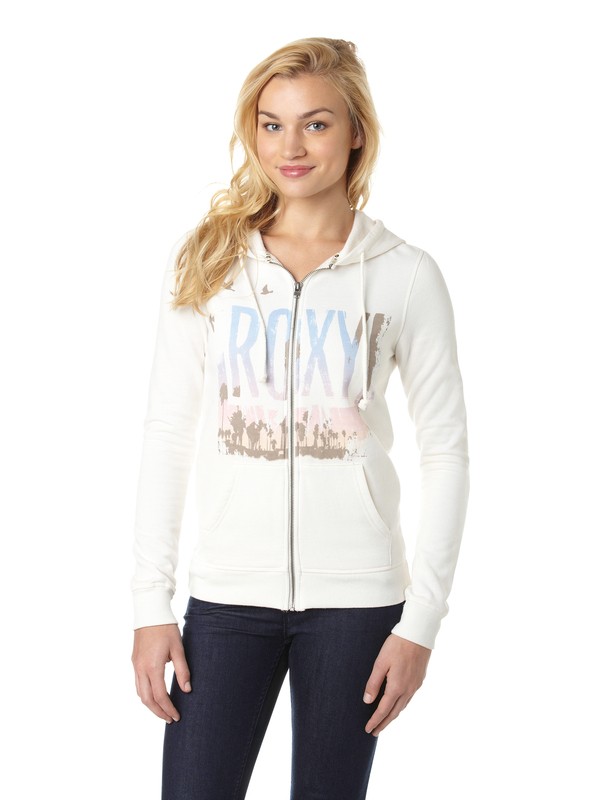 roxy, New Eden Roxy Hoodie, SEA SPRAY (wbs0) 0 New Eden Roxy Hoodie ARJFT00498 Roxy