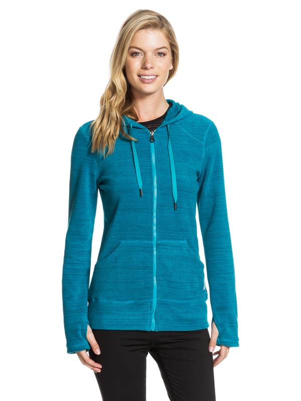 roxy, Beachcomber Hoodie, AQUAMARINE HEATHER (bqdh) 0 Beachcomber Hoodie ARJFT03002 Roxy