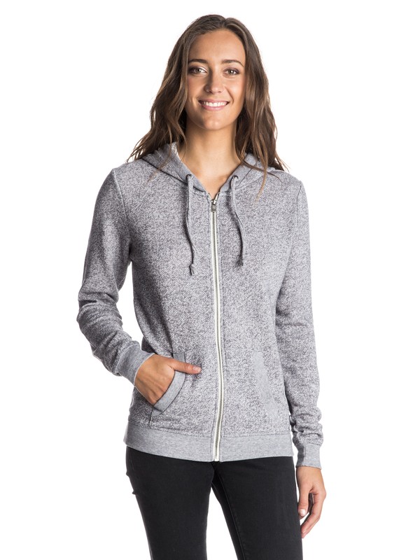 roxy, Beauty Stardust Zip Hoodie, GRAYSTONE (krb0) 0 Beauty Stardust Zip Hoodie ARJFT03288 Roxy
