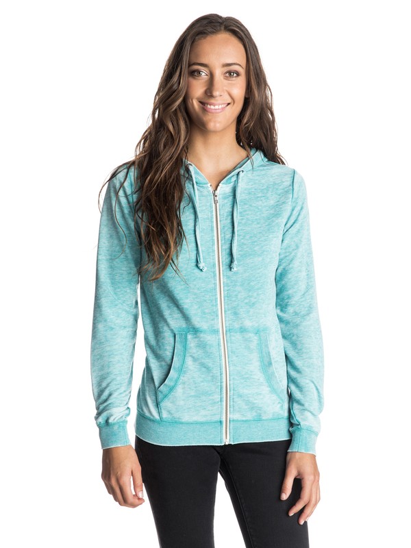 roxy, Groovy Song Zip Hoodie, LAKE BLUE (bnw0) 0 Groovy Song Zip Hoodie ARJFT03319 Roxy