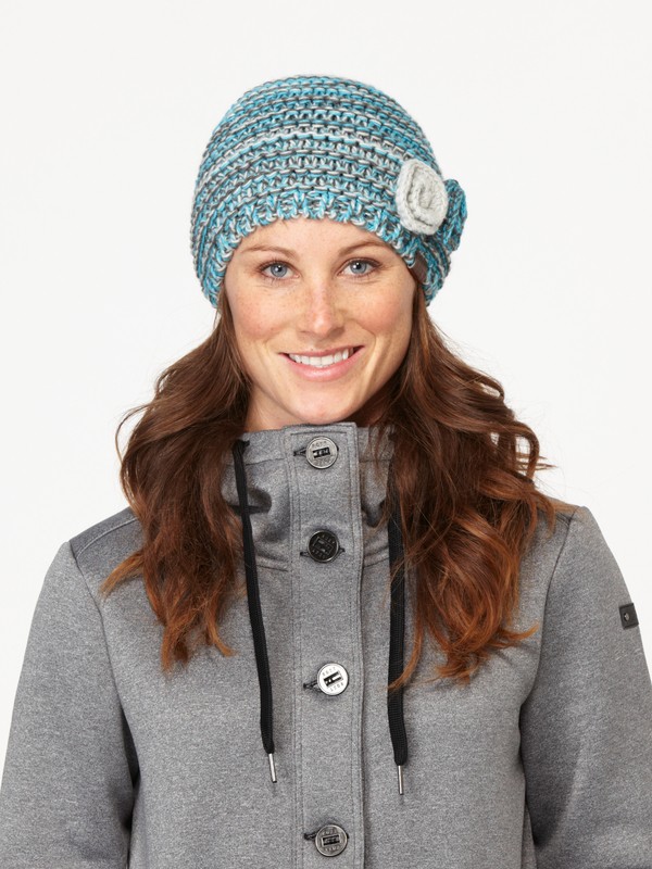roxy, Rosie Dosie Beanie, CARIBBEAN SEA (bnz0) 0 Rosie Dosie Beanie ARJHA00011 Roxy