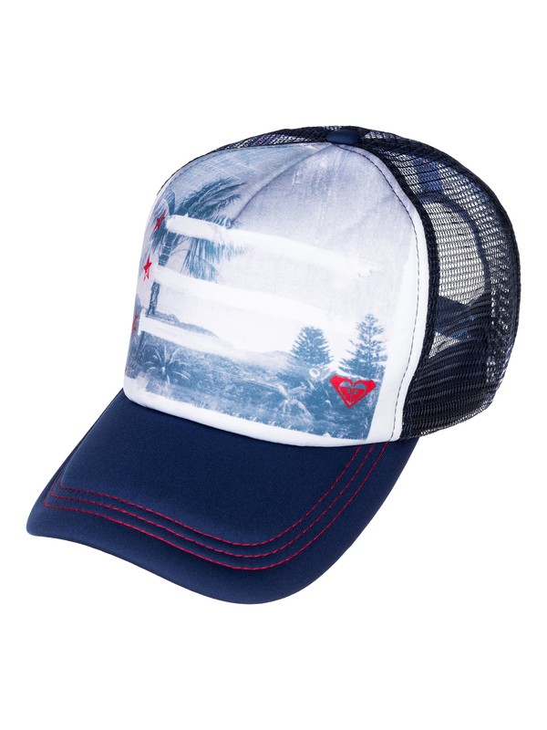 roxy, Coast Road Trucker Hat, PEACOAT (btn0) 0 Coast Road Trucker Hat ARJHA00069 Roxy