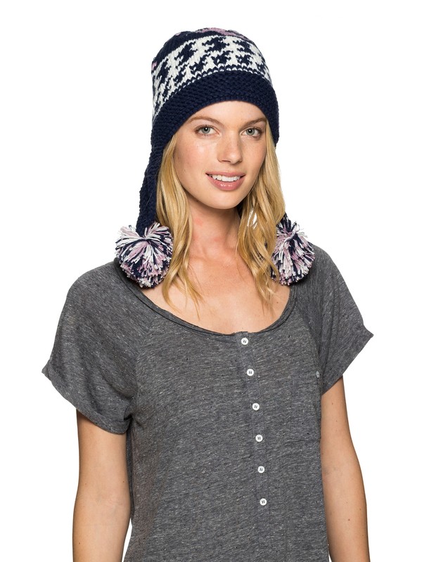 roxy, Campfire Beanie, PEACOAT (btn0) 0 Campfire Beanie ARJHA03024 Roxy
