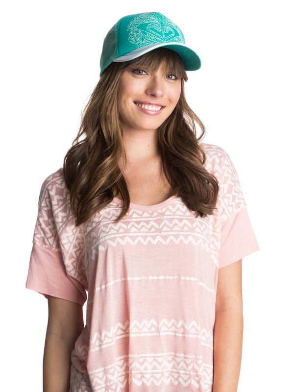 roxy, Truckin Trucker Hat, WATERFALL (bkg0) 0 Truckin Trucker Hat ARJHA03059 Roxy