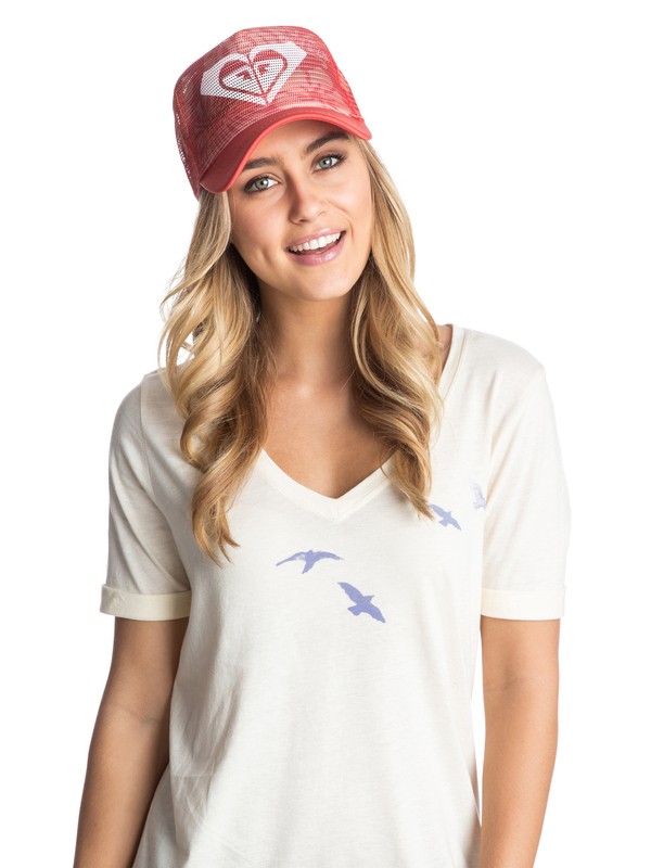 roxy, Your Baby Trucker Hat, FIERY ORANGE (npm0) 0 Your Baby Trucker Hat ARJHA03094 Roxy