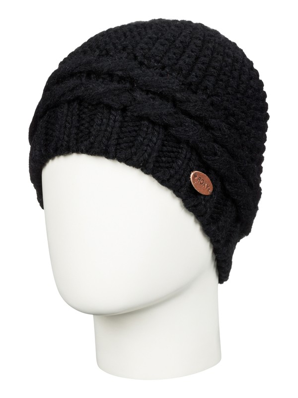 roxy, Sea Margin Fitted Beanie, TRUE BLACK (kvj0) 0 Sea Margin Fitted Beanie ARJHA03095 Roxy