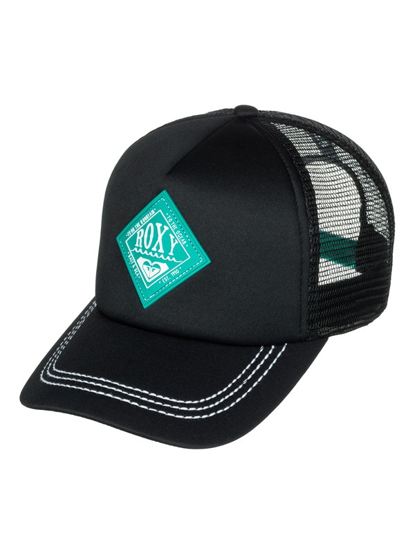 roxy, Racy Trucker Hat, TRUE BLACK (kvj0) 0 Racy Trucker Hat ARJHA03115 Roxy