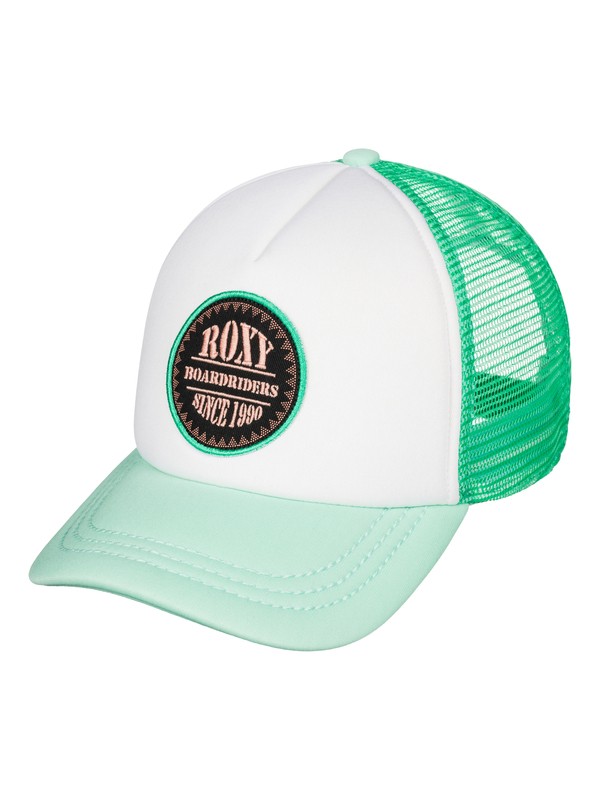 roxy, Truckin Trucker Hat, ELECTRIC GREEN (ghp0) 0 Truckin Trucker Hat ARJHA03194 Roxy