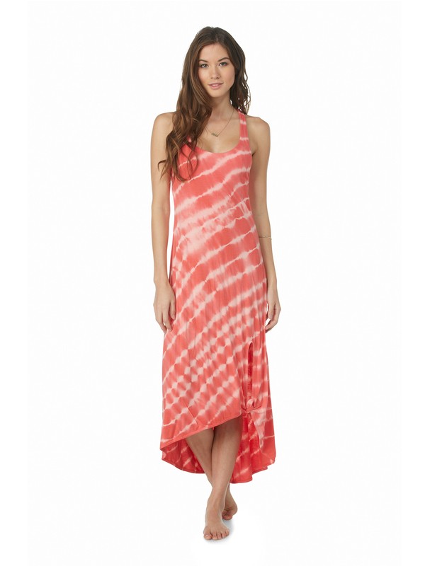 roxy, Setting Sun Dress, SUGAR CORAL STRIPE (mjj3) 0 Setting Sun Dress ARJKD00033 Roxy