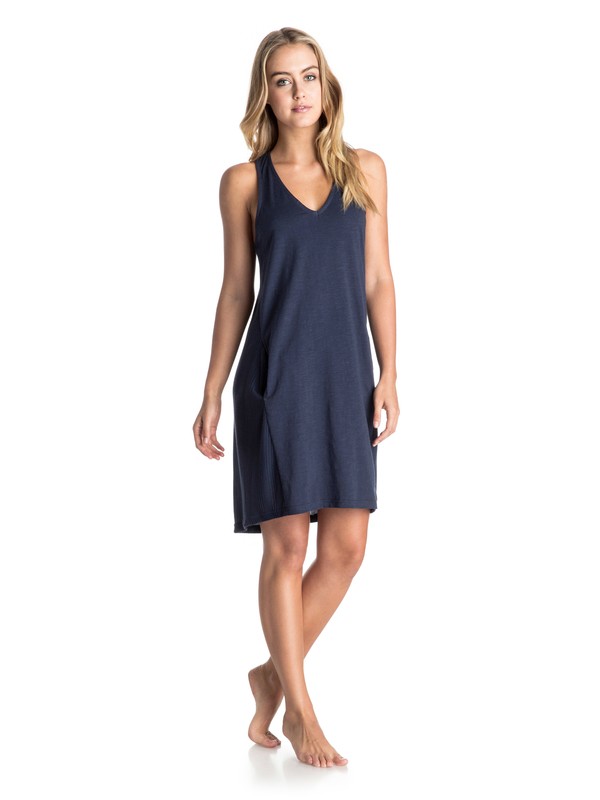 roxy, Yachta Yachta Dress, PEACOAT (btn0) 0 Yachta Yachta Dress ARJKD03074 Roxy