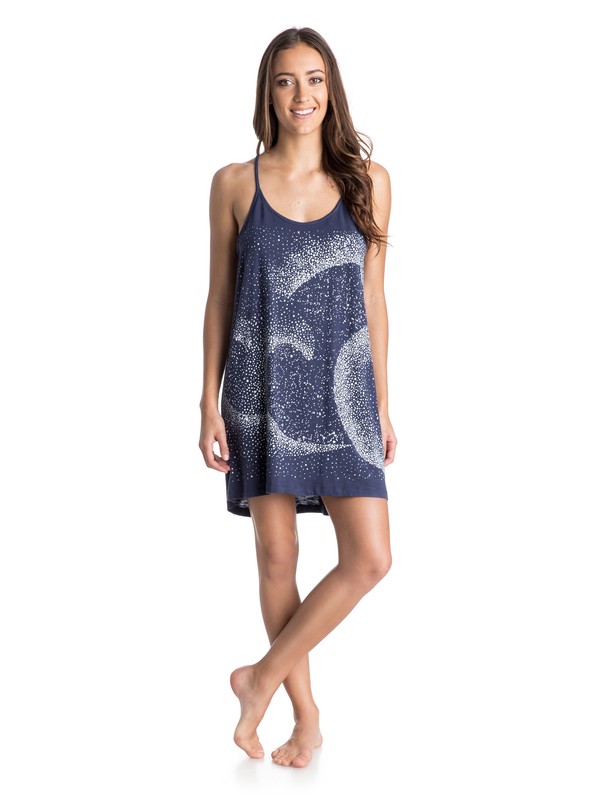 roxy, Shady Beach Racerback Tank Dress, PATRIOT BLUE (bsh0) 0 Shady Beach Racerback Tank Dress ARJKD03083 Roxy
