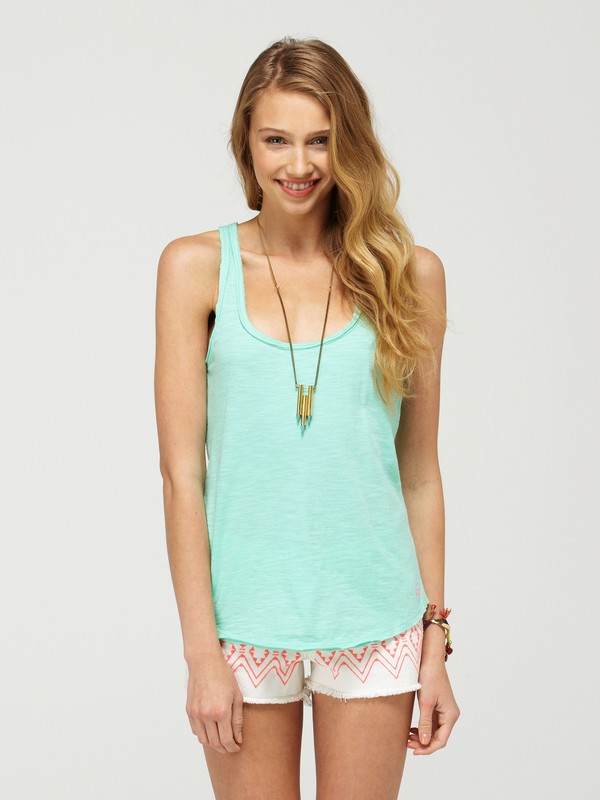 roxy, Floral Way Tank, CABBAGE (cbw) 0 Floral Way Tank ARJKT00028 Roxy