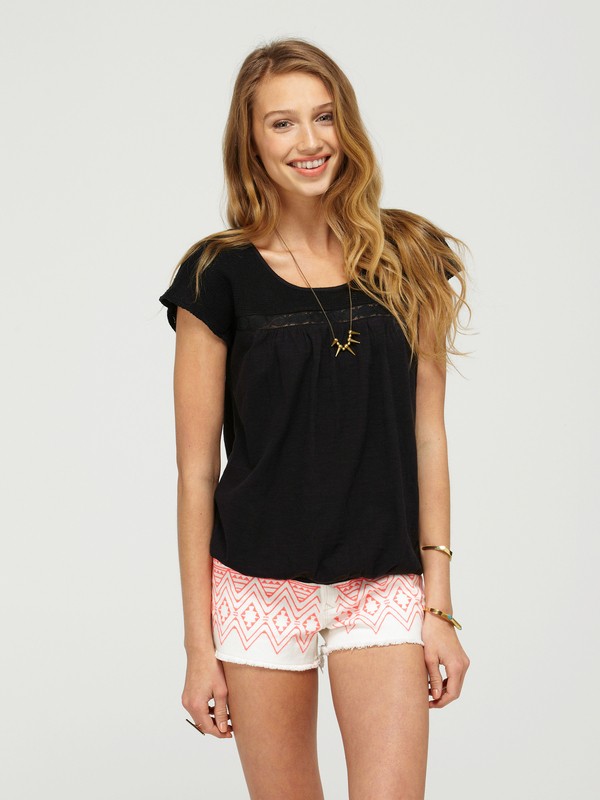 roxy, Light Love Top, TRUE BLACK (blk) 0 Light Love Top ARJKT00030 Roxy