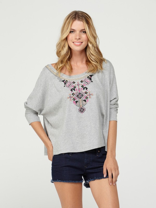 roxy, Chasing Waves Top, HERITAGE HEATHER (sgrh) 0 Chasing Waves Top ARJKT00090 Roxy