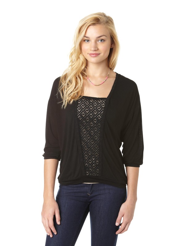 roxy, Moon Ridge Top, TRUE BLACK (kvj0) 0 Moon Ridge Top ARJKT00124 Roxy