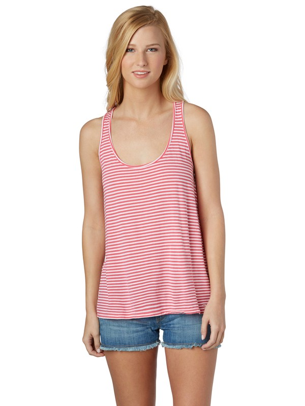 roxy, Moon Beam Tank, FANDANGO PINK STRIPE (mna3) 0 Moon Beam Tank ARJKT00163 Roxy