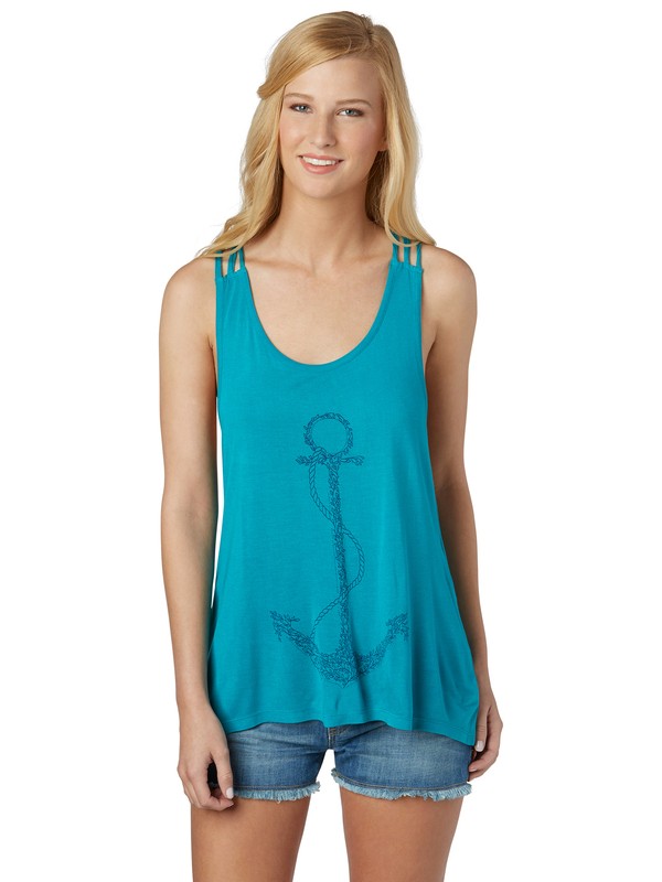 roxy, Sparked Flame Tank, TILE BLUE (bpm0) 0 Sparked Flame Tank ARJKT00181 Roxy