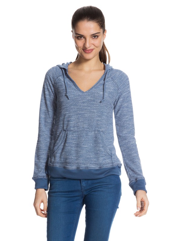 roxy, One Time Hoodie, DARK DENIM (brq0) 0 One Time Hoodie ARJKT03052 Roxy