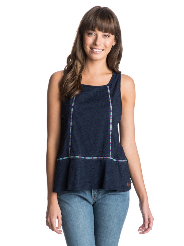 roxy, Mira Mar Tank Top, DARK INDIGO (bspw) 0 Mira Mar Tank Top ARJKT03079 Roxy
