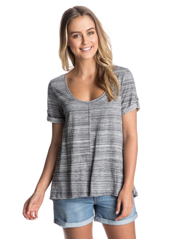 roxy, Malibu Lagoon Top, 5823 IKAT BAR STRIPE KPV3 (kpv3) 0 Malibu Lagoon Top ARJKT03093 Roxy