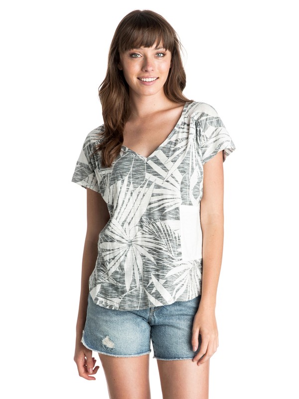 Serenity Now - Printed Boxy Knit Top ARJKT03150 0 Serenity Now - Boxy Strick-Top ARJKT03150 Roxy