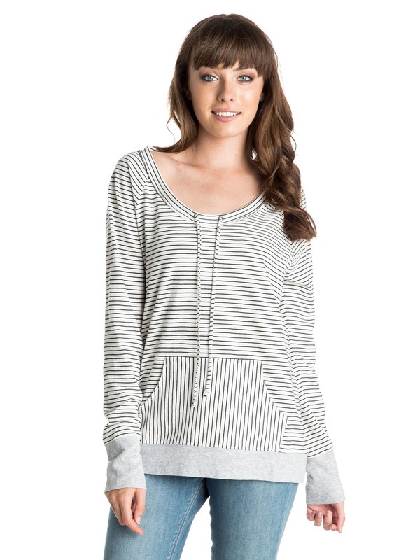 roxy, Seabatical Long Sleeve Top, TEENY STRIPE TRUE BLACK 6597 (kvj3) 0 Seabatical Long Sleeve Top ARJKT03152 Roxy