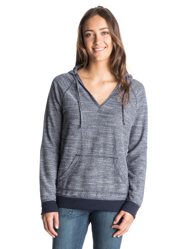 roxy, Sudadera cerrada con Capucha One Time, PEACOAT (btn0) 0 Sudadera cerrada con Capucha One Time ARJKT03197 Roxy