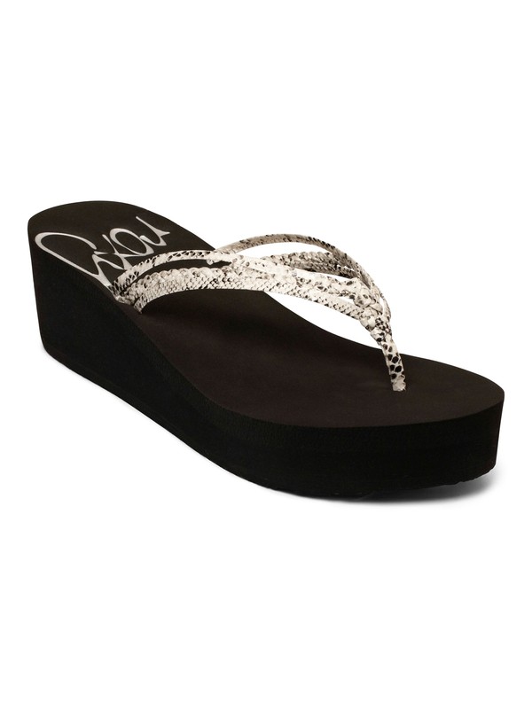 roxy, Puka Wedge Sandal, BLACK/WHITE (bkw) 0 Puka Wedge Sandal ARJL100124 Roxy