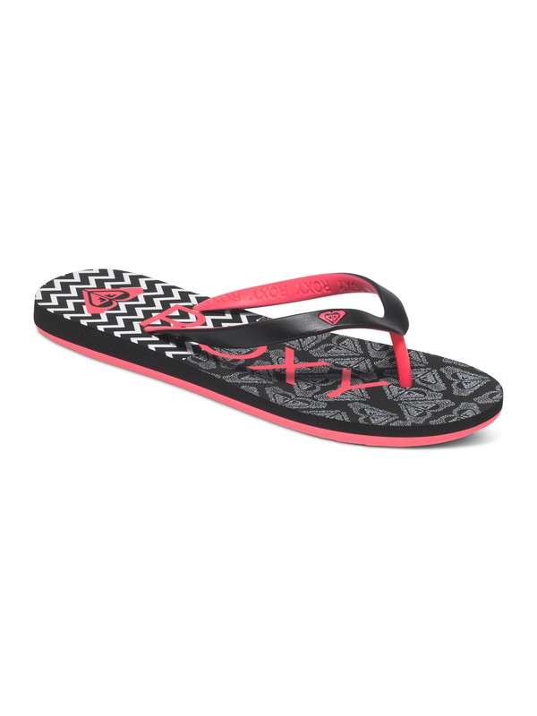 roxy, Tahiti - Flip-Flops, BLACK W/PINK (bkp) 0 Tahiti - Flip-Flops Black ARJL100132 Roxy