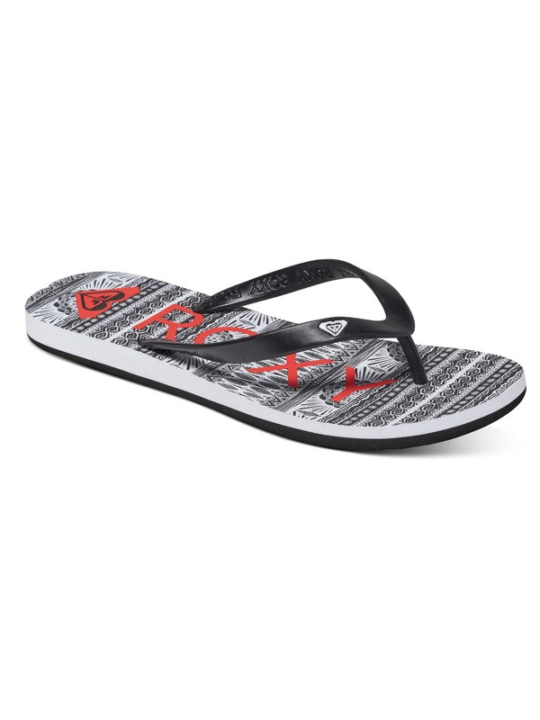 roxy, Tahiti - Sandalen, BLACK/WHITE STENCIL (kws) 0 Tahiti - Sandalen Schwarz ARJL100132 Roxy