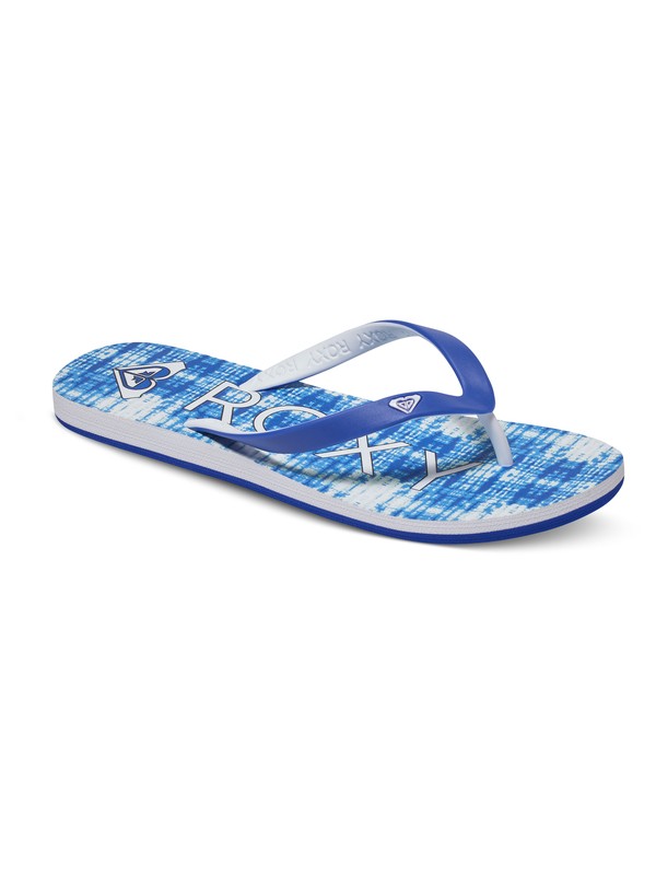roxy, Женские сланцы Tahiti, NAVY/BRIGHT BLUE (nvb) 0 Женские сланцы Tahiti Синий ARJL100132 Roxy
