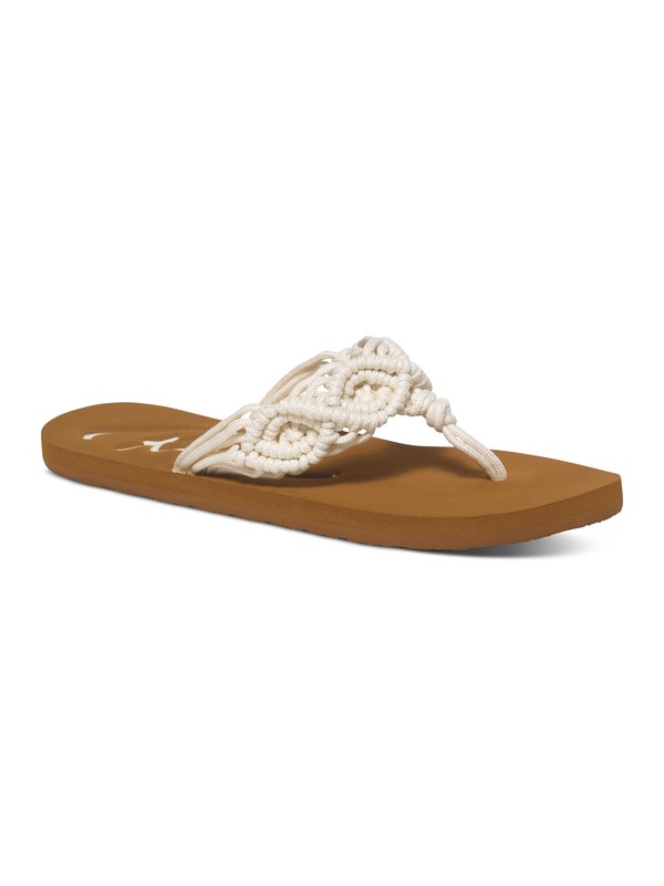 roxy, Guinea Sandals, NATURAL (nat) 0 Guinea Sandals ARJL100286 Roxy