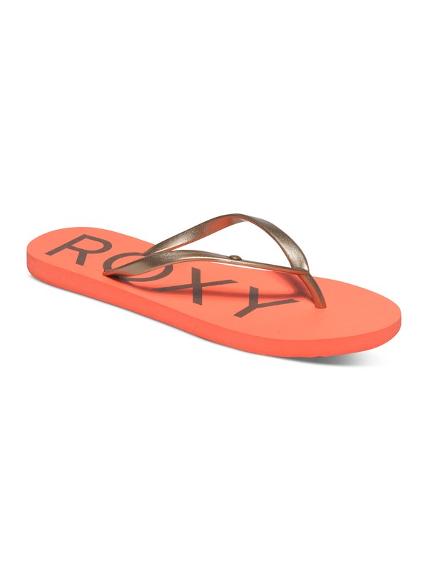 roxy, Sandy - Flip-Flops, CORAL (crl) 0 Sandy - Flip-Flops Orange ARJL100438 Roxy