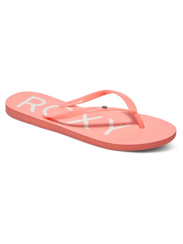 roxy, Sandy - Flip-Flops, PINK/WHITE (pw0) 0 Sandy - Flip-Flops Pink ARJL100438 Roxy