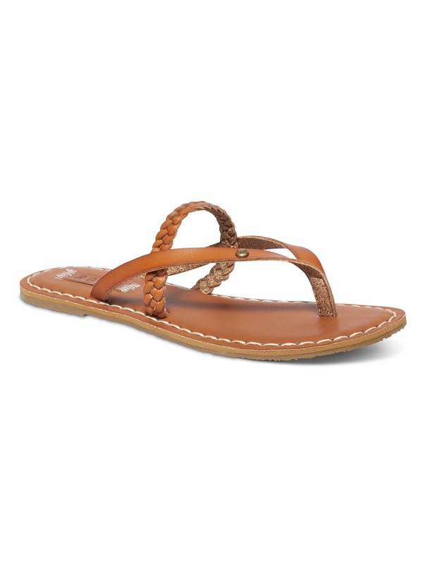 roxy, Lanae Sandals, TAN (tan) 0 Lanae Sandals Brown ARJL100493 Roxy