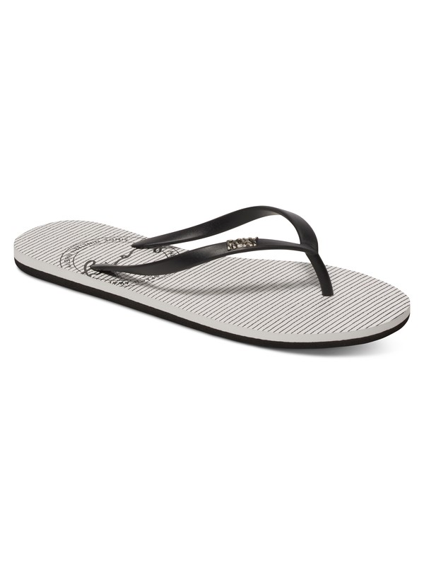roxy, Viva Stamp Flip Flops, BLACK (blk) 0 Viva Stamp Flip Flops ARJL100543 Roxy
