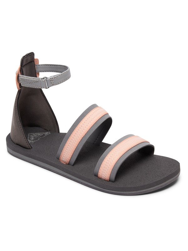 roxy, Araya Sandals, CHARCOAL (chr) 0 Araya Sandals ARJL100653 Roxy