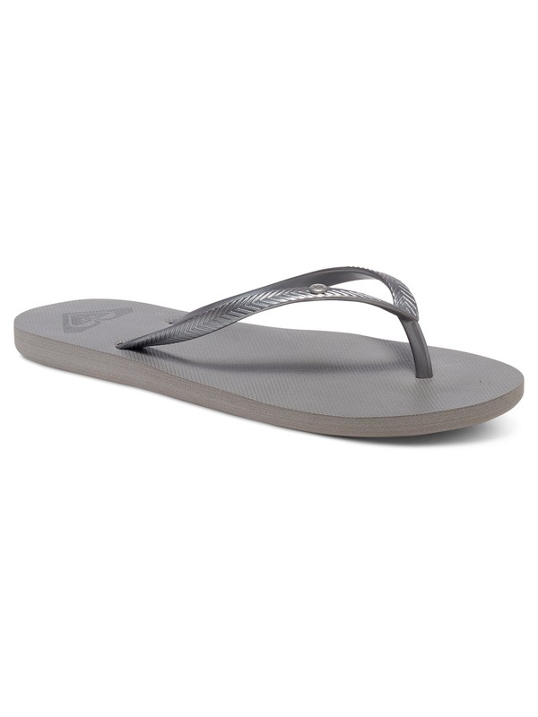 roxy, Bermuda Flip-Flops, SILVER 1 (sl1) 0 Bermuda Flip-Flops Grey ARJL100664 Roxy