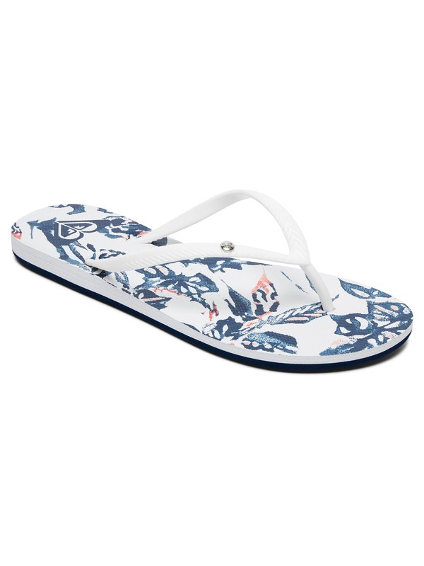 roxy, Bermuda Flip Flops, WHITE/AMAZON (wzo) 0 Bermuda Flip Flops White ARJL100664 Roxy